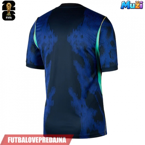 Lacne Muži Futbalové dres Brazília MS 2026 Krátky Rukáv - Preč